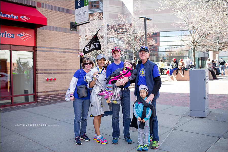 Boston Marathon Family Photographer