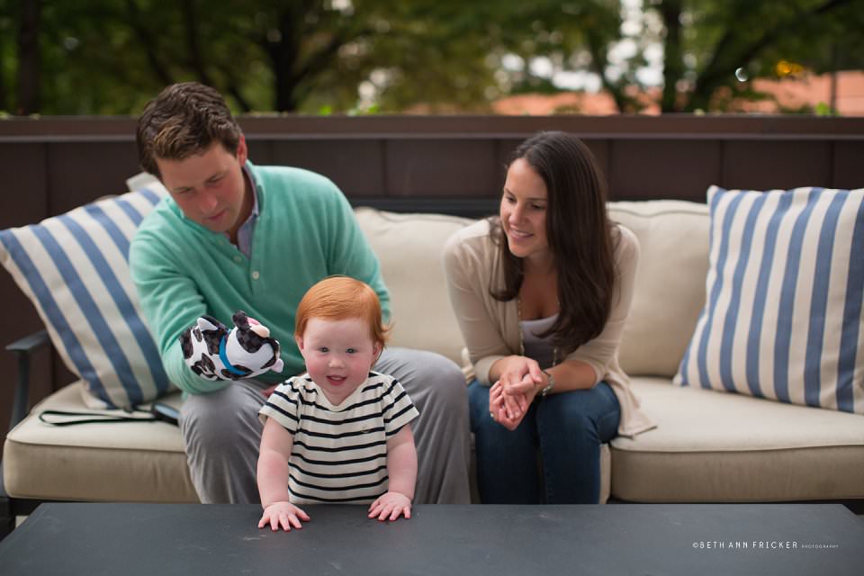 toddler at home with mom and dad boston baby photographer