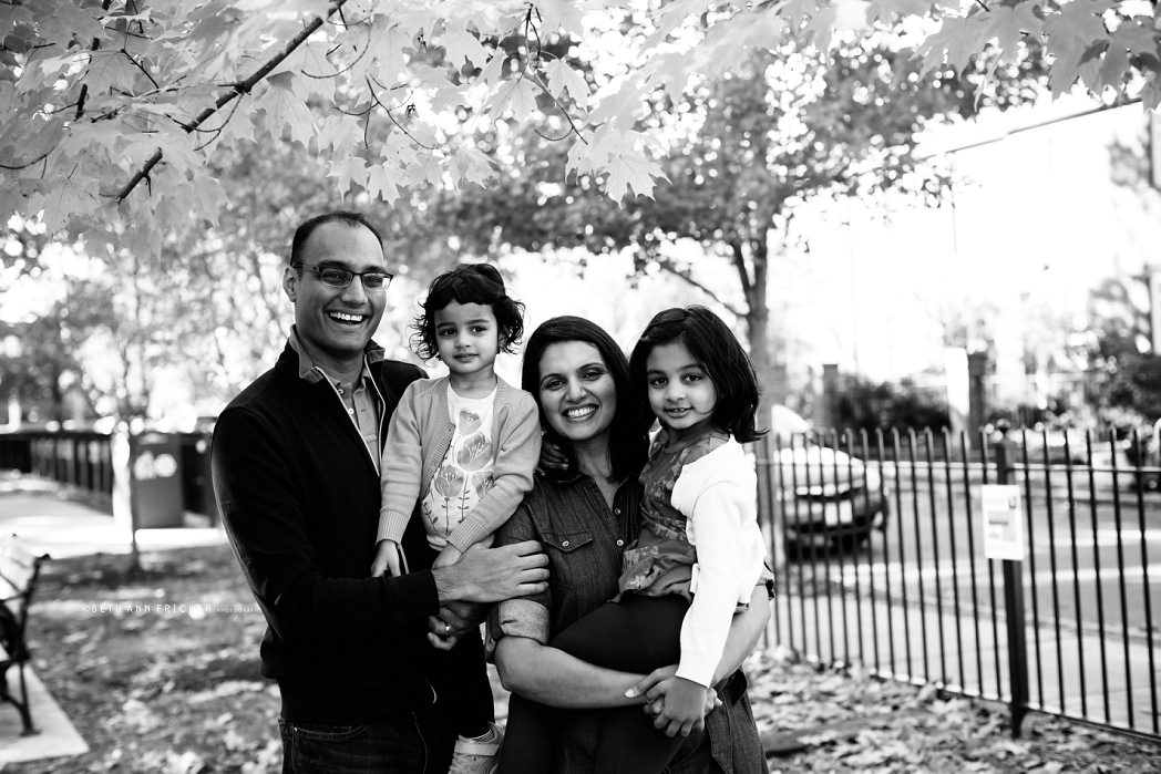 family of four Brookline MA family photographer