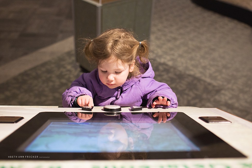 toddler at the boston museum of science