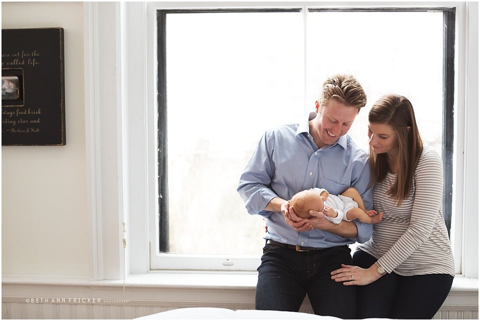 new family of three boston newborn lifestyle photographer
