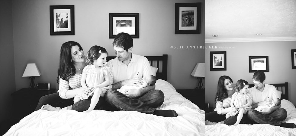 family holding newborn son boston newborn lifestyle photos