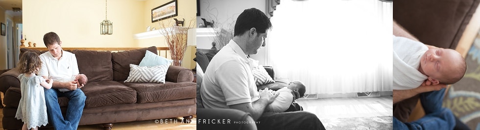 dad holding newborn son boston newborn lifestyle photos