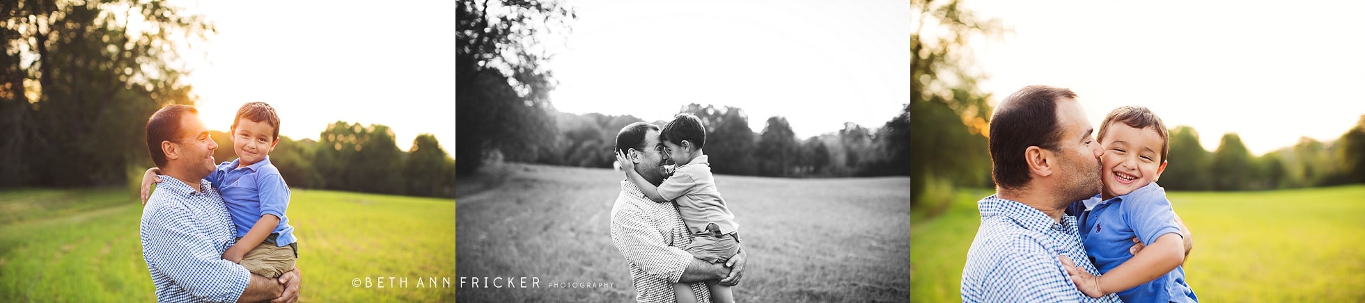 dad and son hugging Belmont MA Family Photos