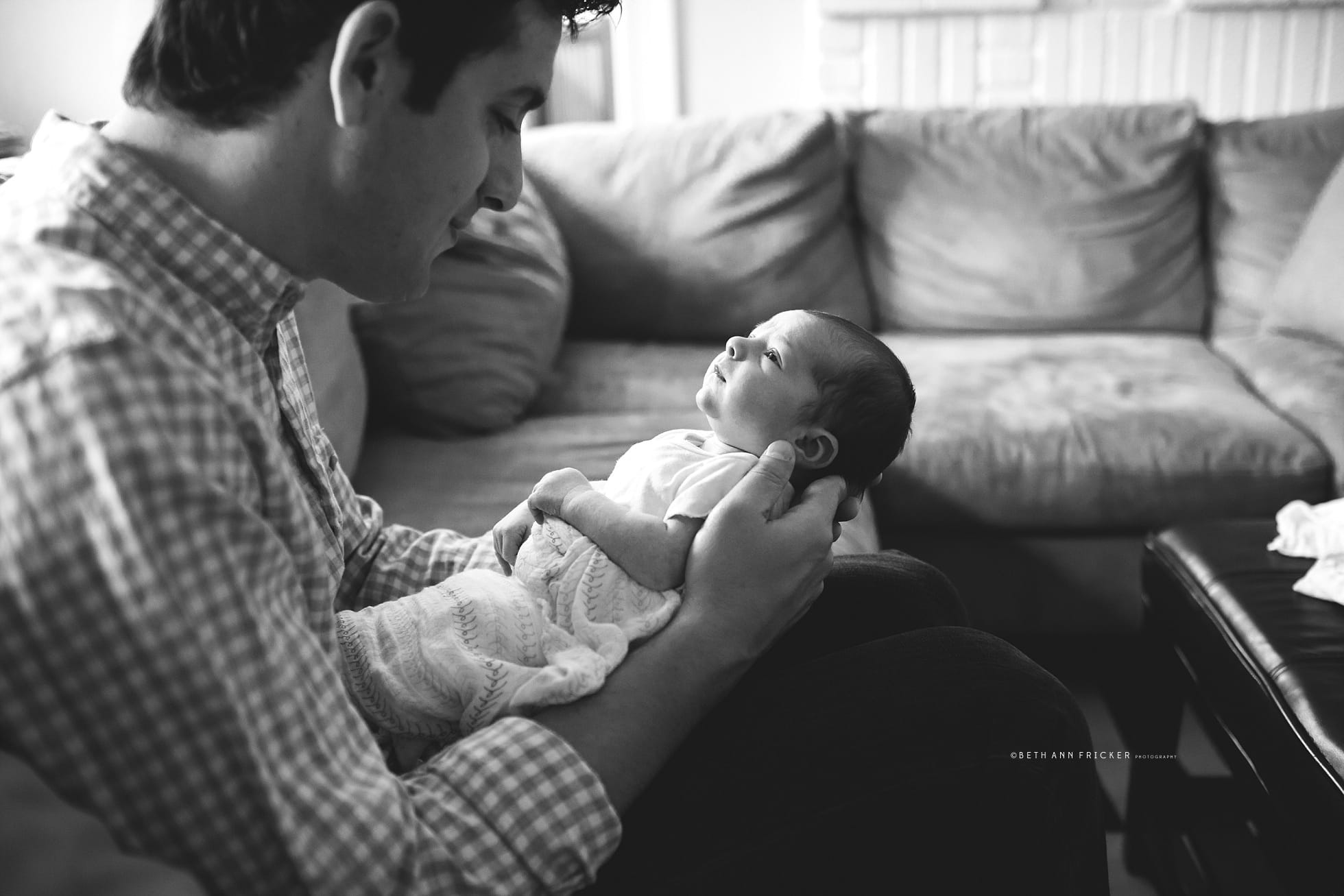 baby with dad newborn Newton MA Newborn Lifestyle Photographer
