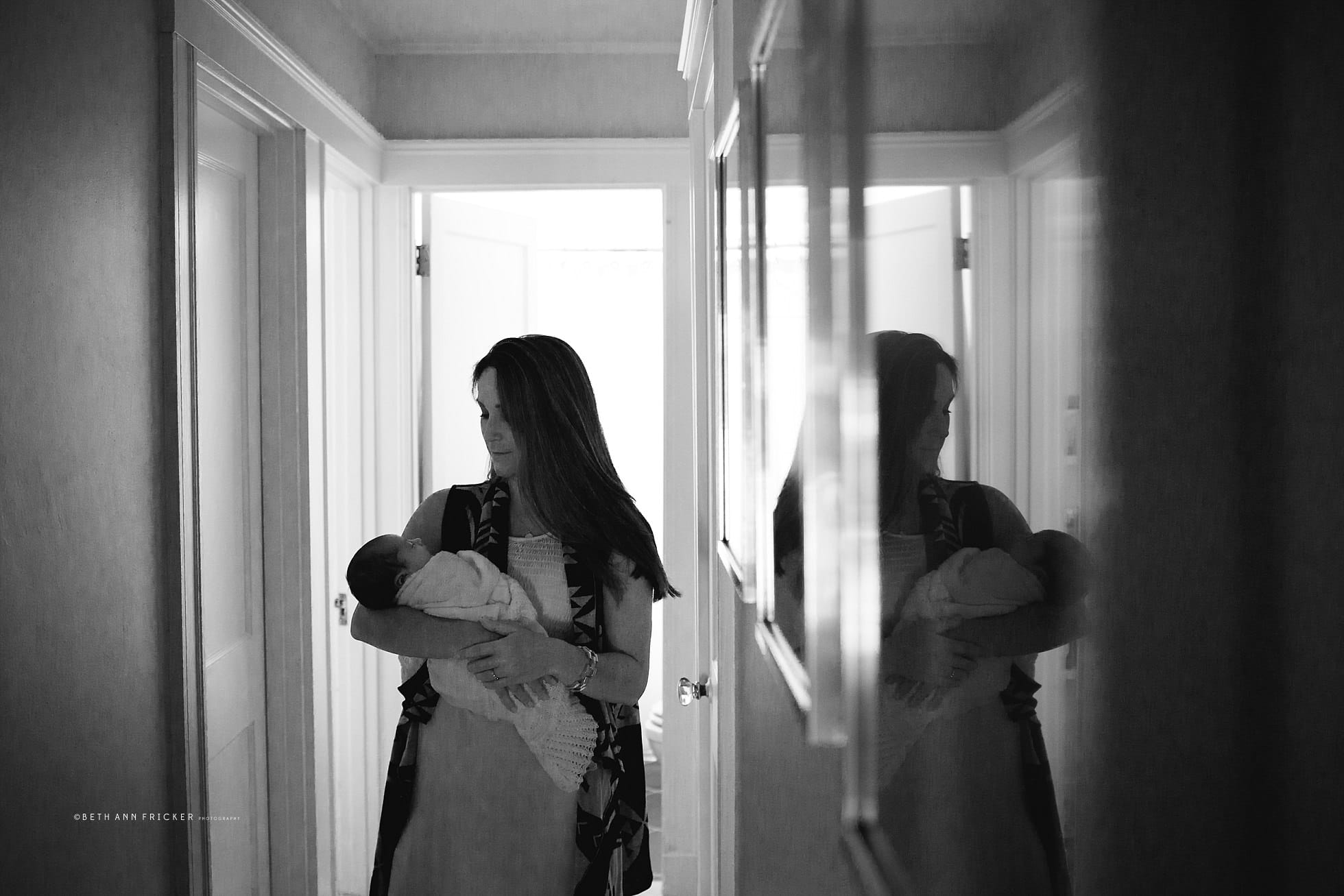 baby with mom newborn Newton MA Newborn Lifestyle Photographer