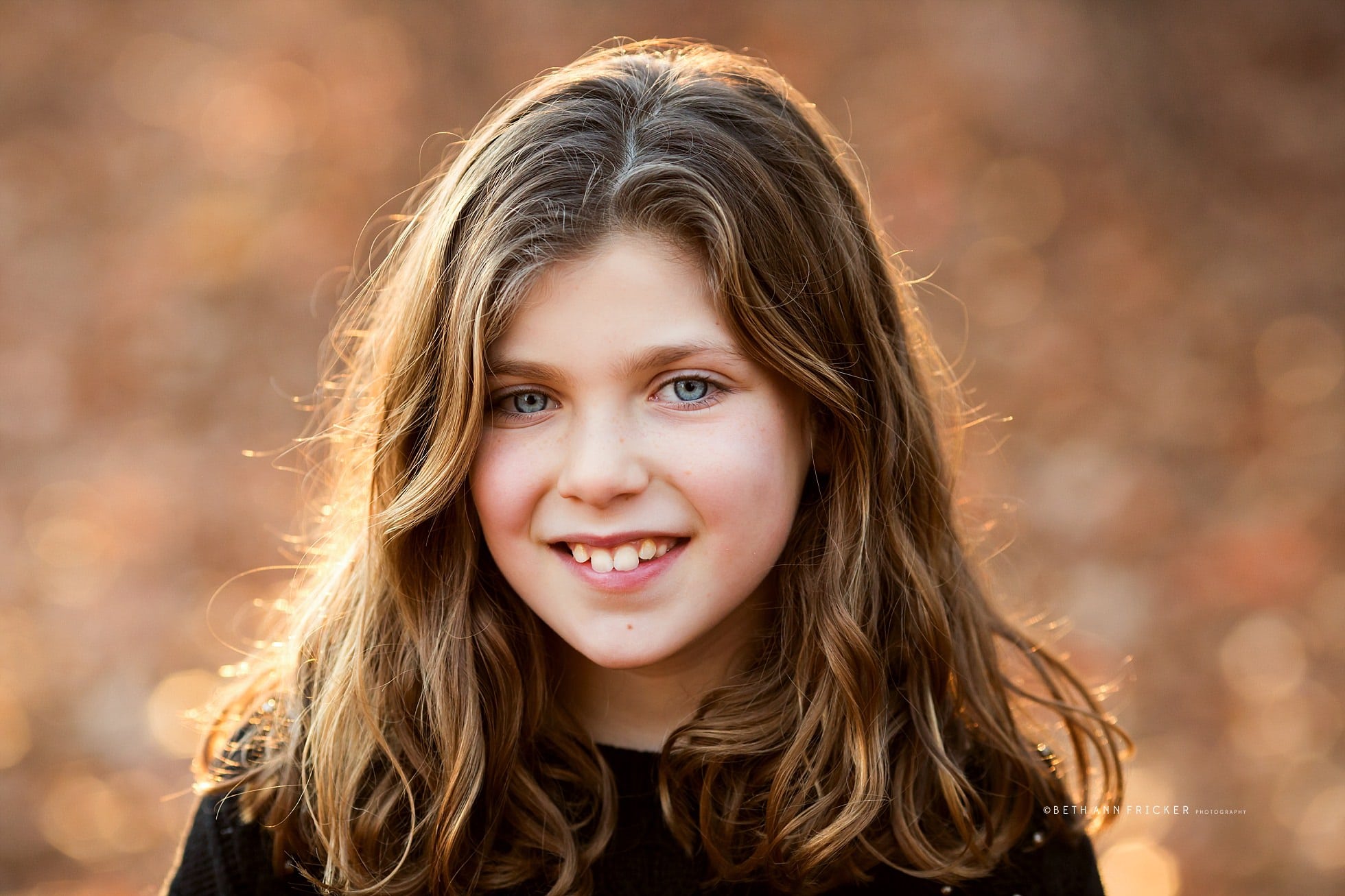 girl smiling Arlington child photographer