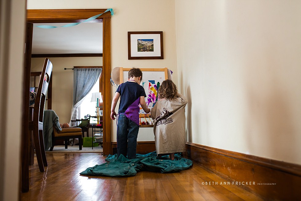 painting Belmont MA Family photographer