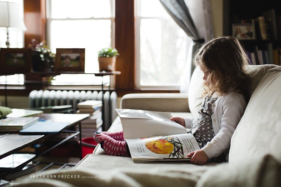 toddler reading book boston family photos