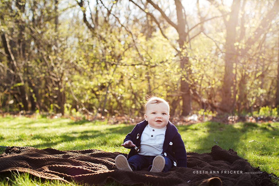 One year old photo session Boston Family Photographer
