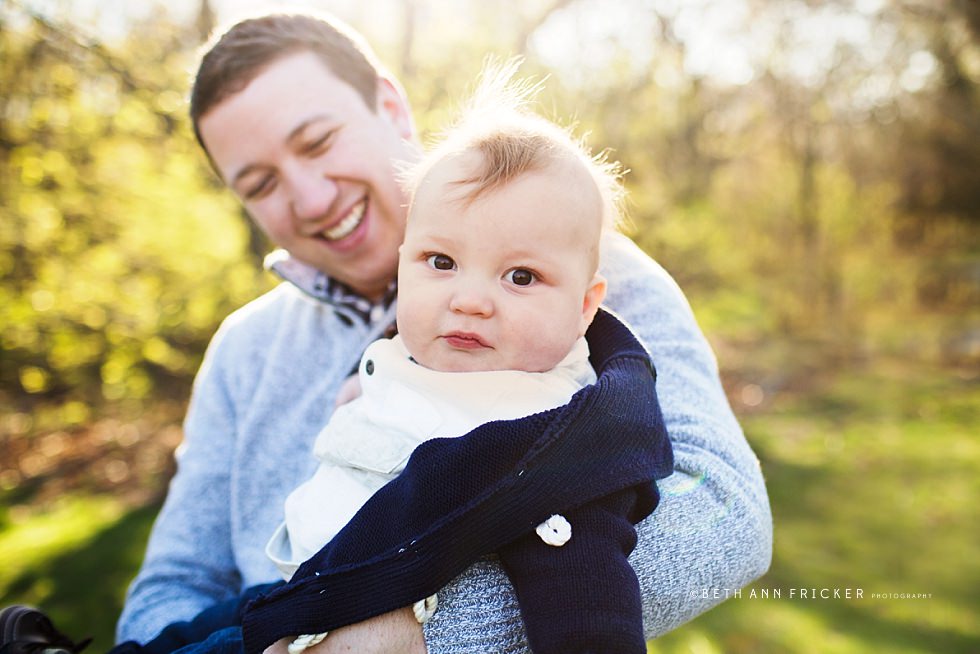 One year old with dad Boston Family Photographer