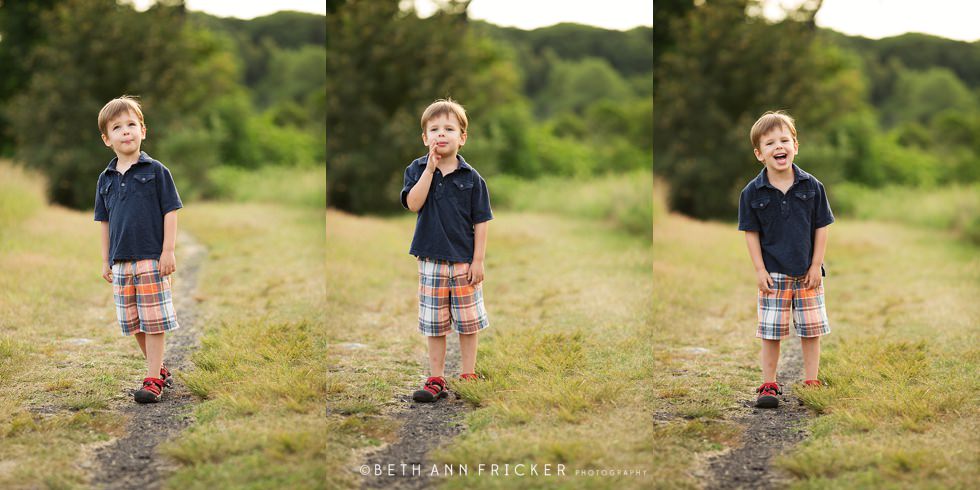 boy with personality Boston Family Photographer