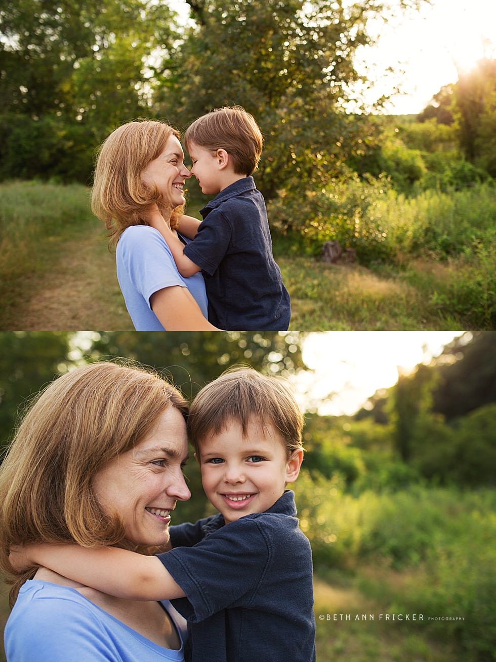 mom and her son Boston Family Photographer