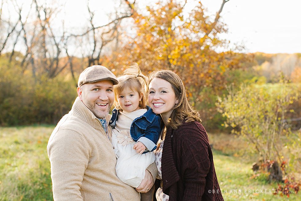 Pigtails in the Fall | Boston Family Photographer