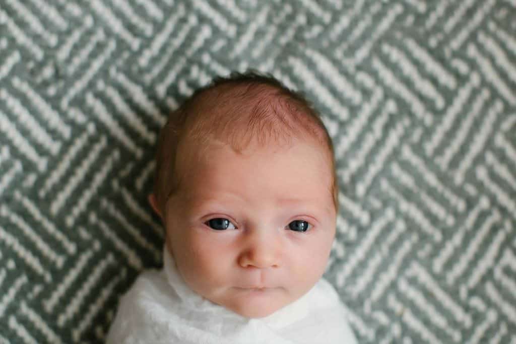 adorable baby face boston newborn lifestyle photography