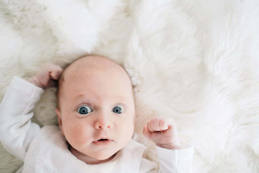 adorable baby face Newton Newborn photographer