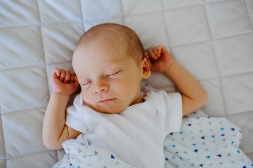 baby sleeping Hingham newborn photographer