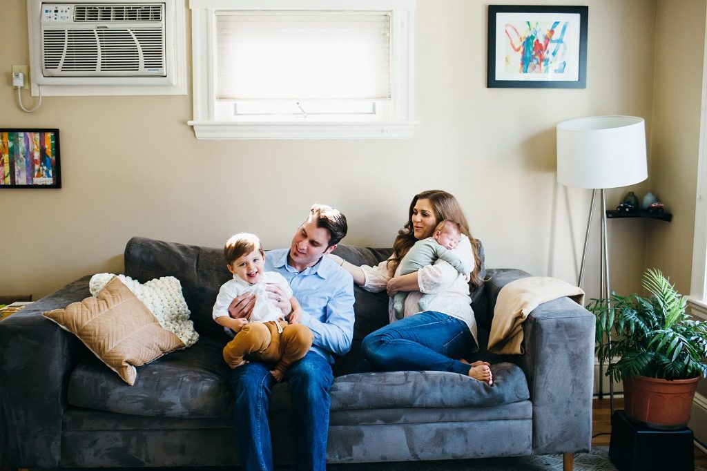 high energy big brother jumping Medford newborn photography