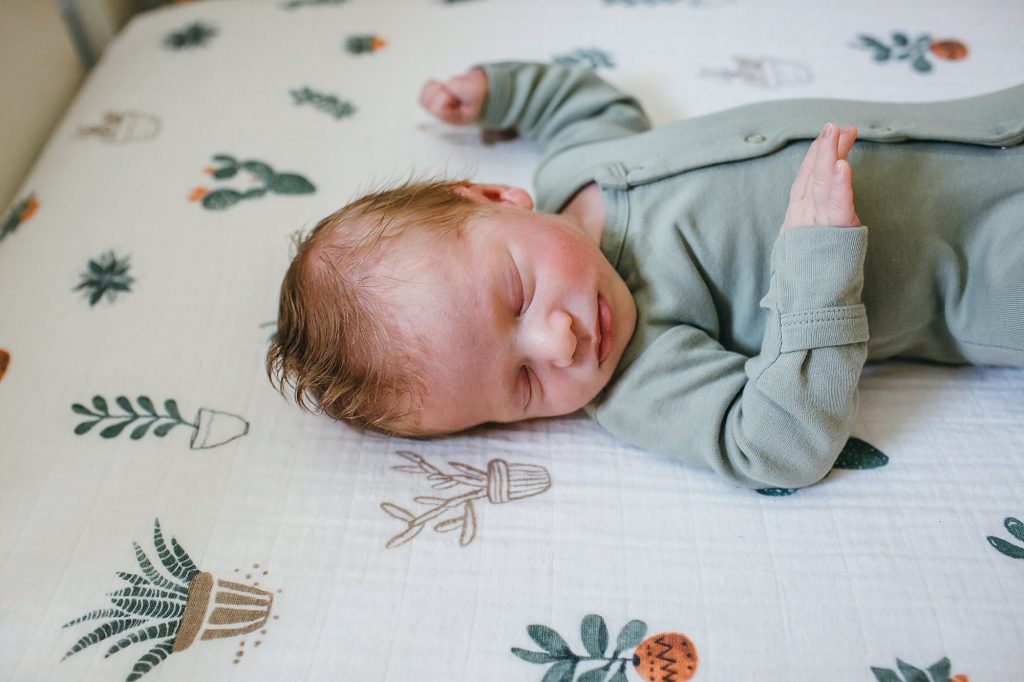 baby sleeping Medford newborn photography