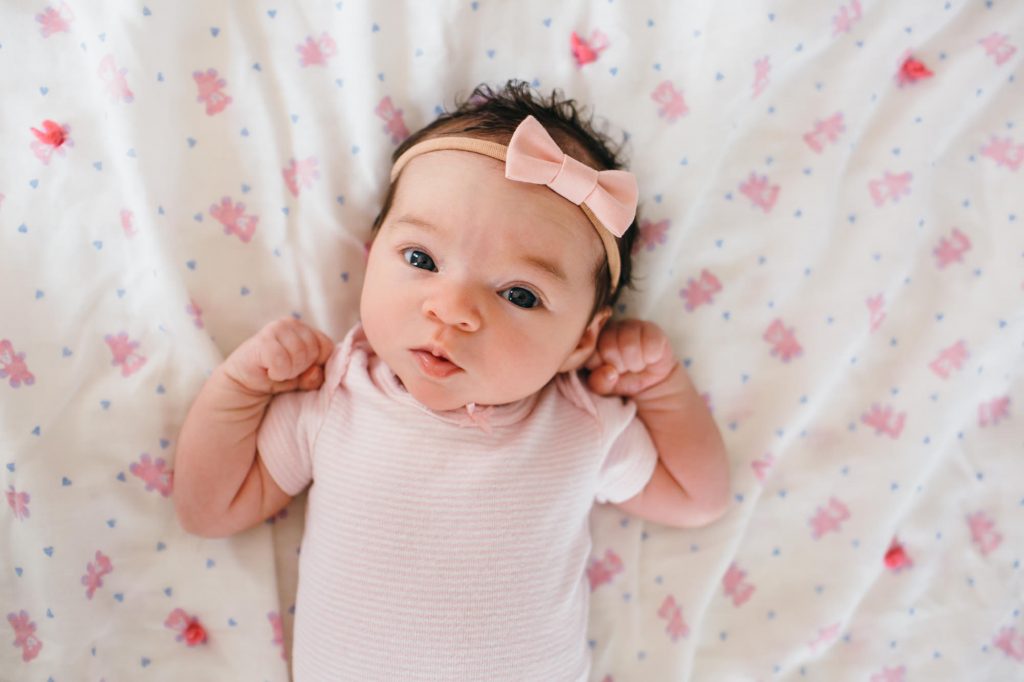 adorable baby face Boston Newborn Photography