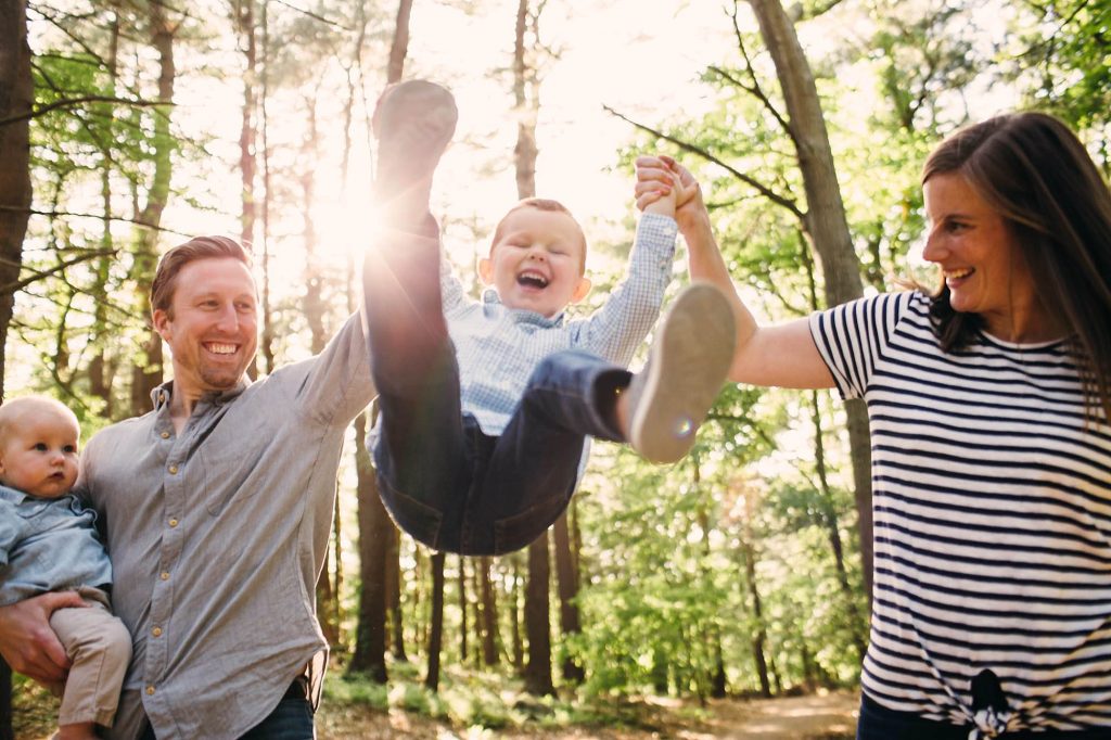 boy swinging Medford Family Photographer