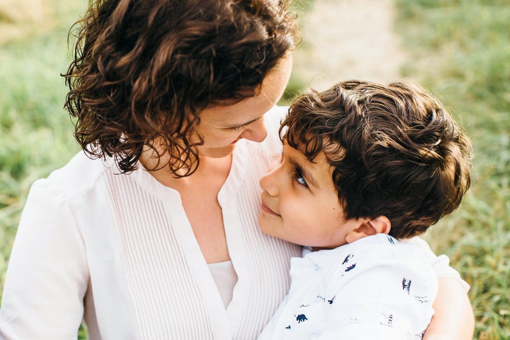 mom and son together Belmont Family Photographer