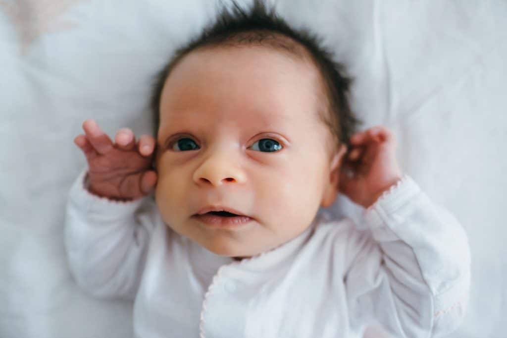 baby face Weston newborn photographer