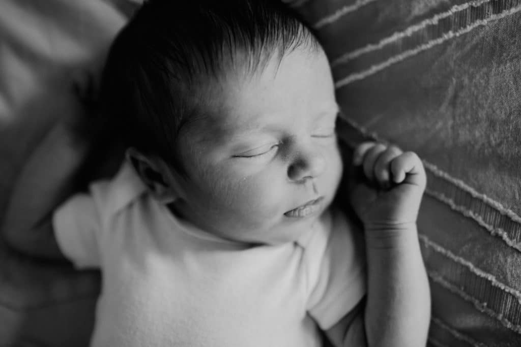 baby sleeping Belmont newbornn photo