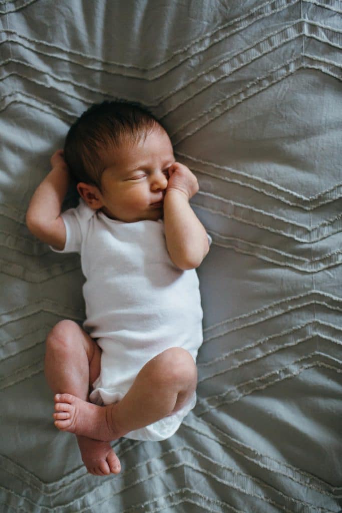 baby sleeping Belmont newbornn photo