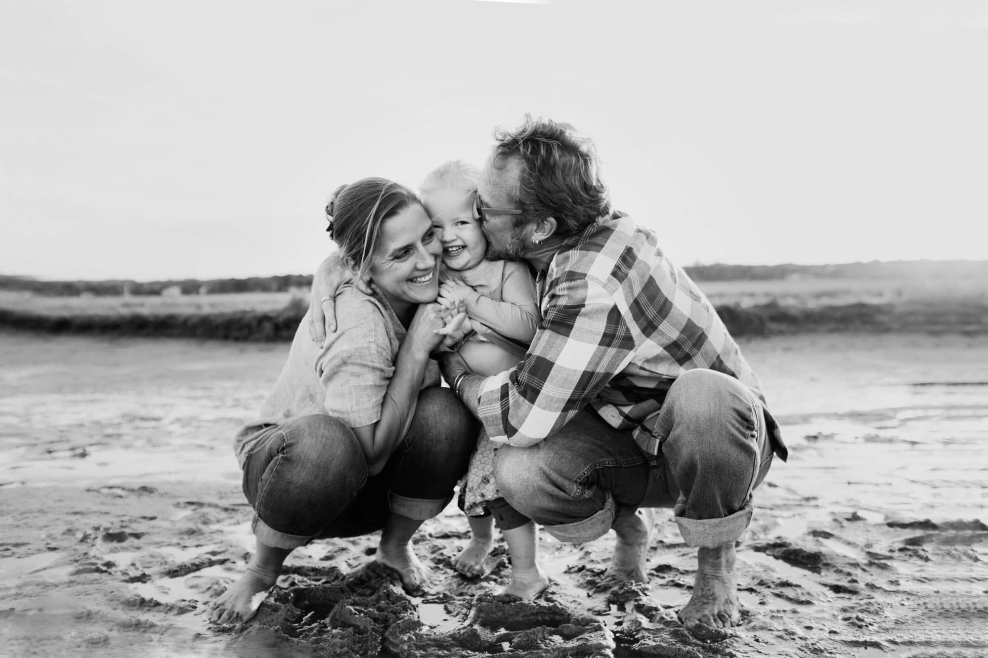 modern family portrait South Shore Family photographer